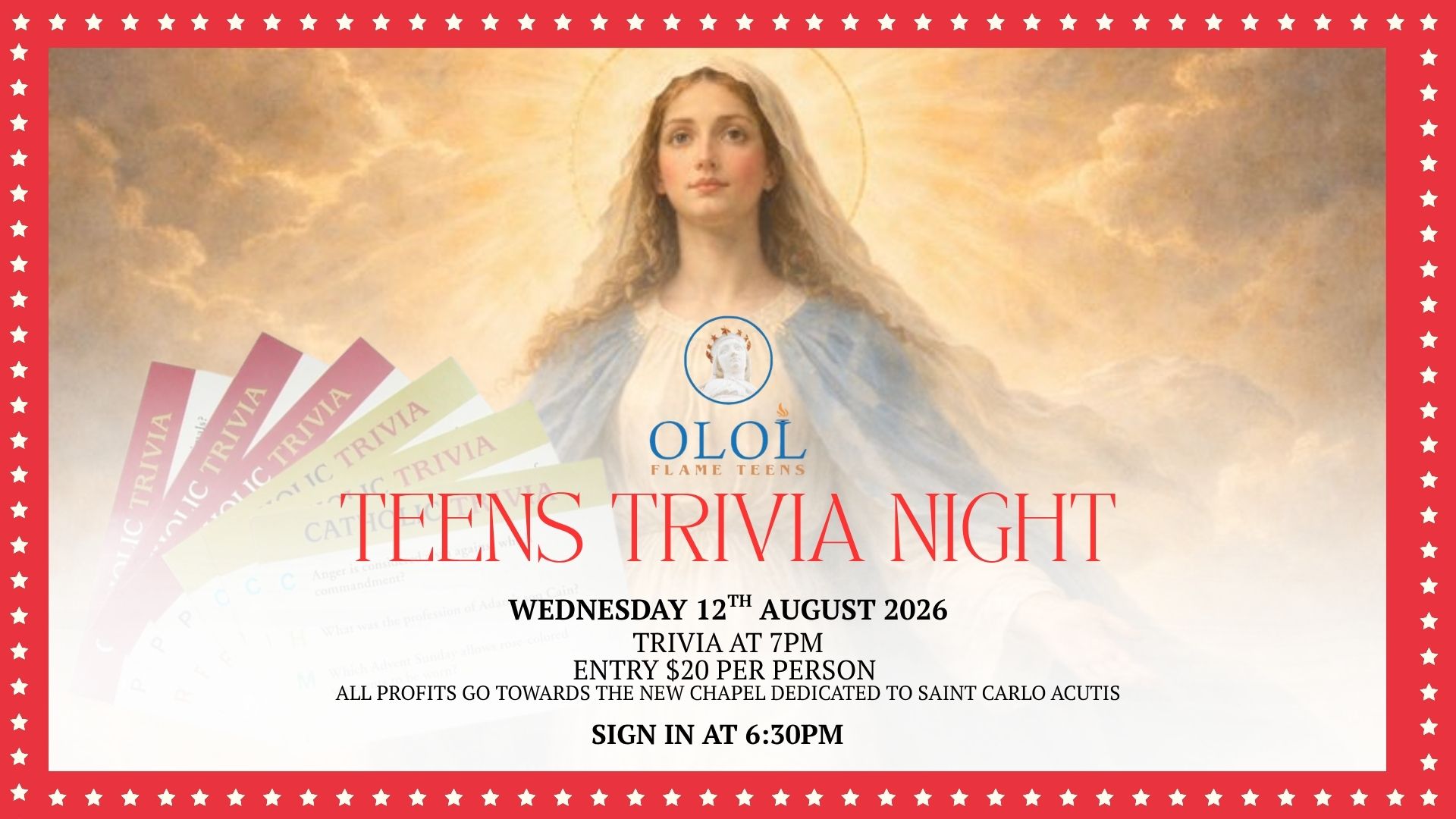 Teens trivia night